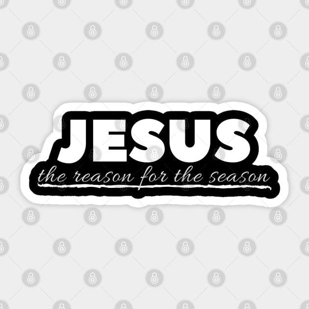 Jesus The Reason | Christmas Sticker by Happy - Design